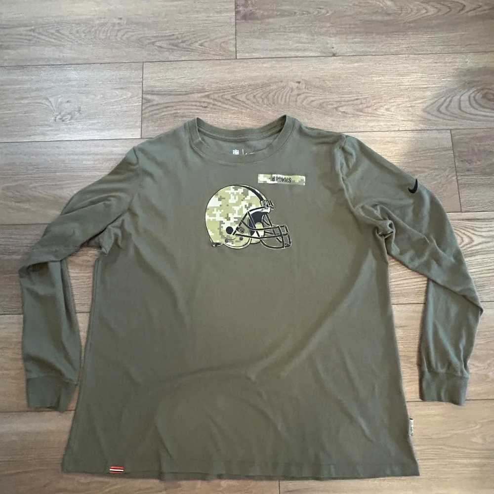 Nike Cleveland Browns Dri-FIT Long Sleeve Tee XXL NFL On Field